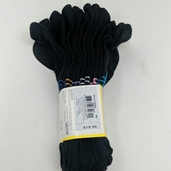 Under Armour Black No Show Socks 1-D - Picture 2 of 3